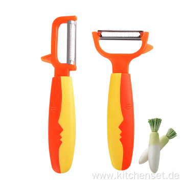 2 piece potato stainless steel vegetable peeler set